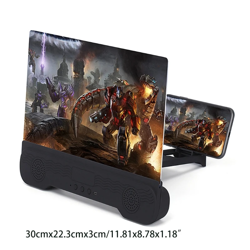 

14 inch Screen Magnifier for Mobile Phone 6D Magnifier Projector Screen for Movies/ Videos/Reading/Gaming Acrylic Lens
