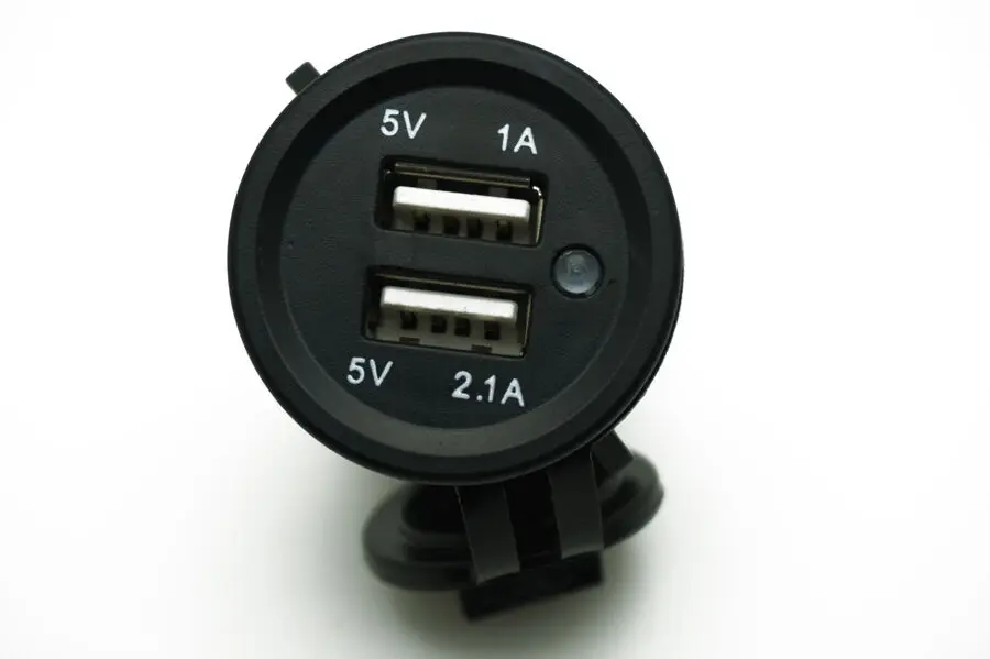 Мотоцикл скутер вездеход автомобиль водонепроницаемый 1A 2.1A двойной USB телефон GPS