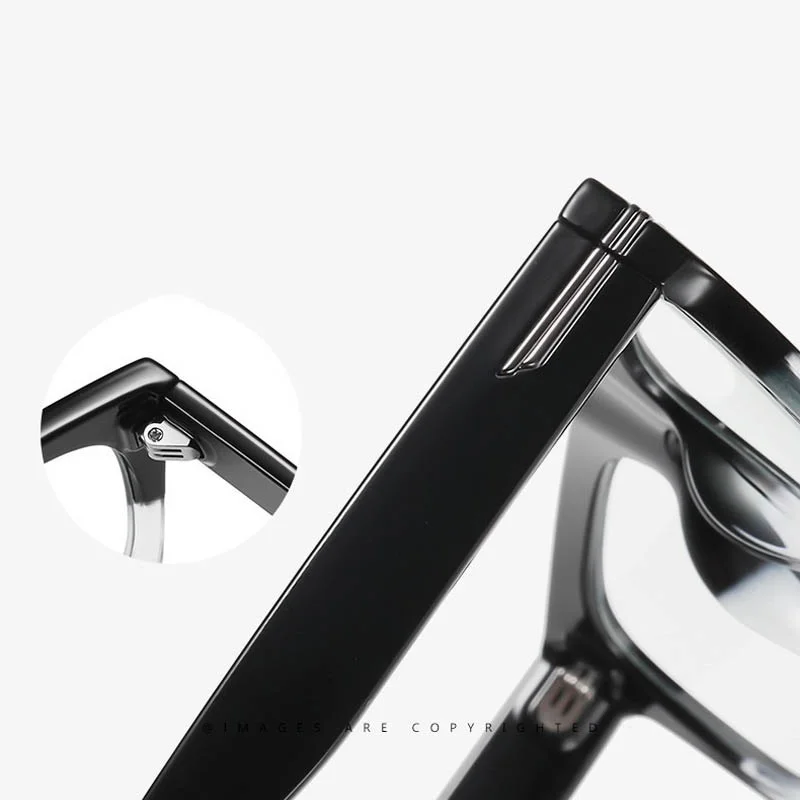 Брендовые винтажные очки с квадратными прозрачными линзами Известный Дизайн