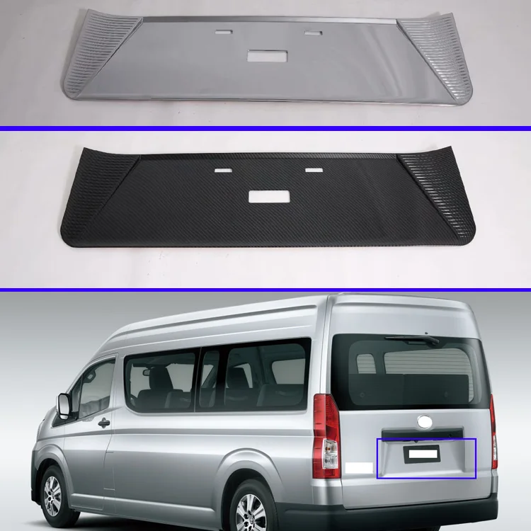 Для Toyota HiAce шестое поколение (H300) 2019 2020 Автомобильный номерной знак держатель