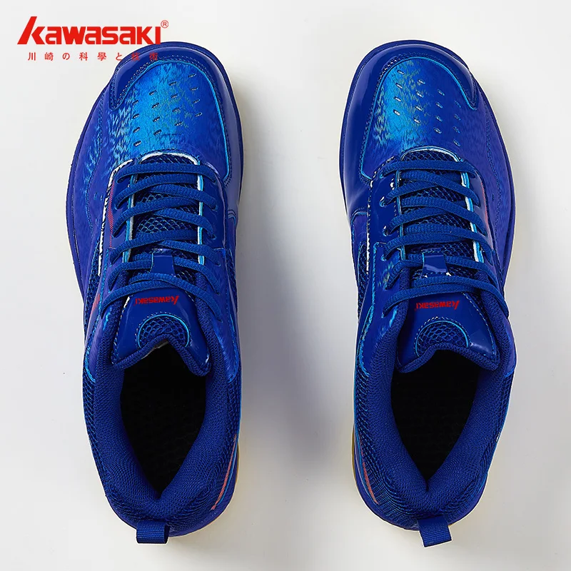 Kawasaki Sport Shoes Badminton Shoes  2021 Breathable Anti-Slippery Sport Tennis Shoes for Men Women Zapatillas Sneaker K-086