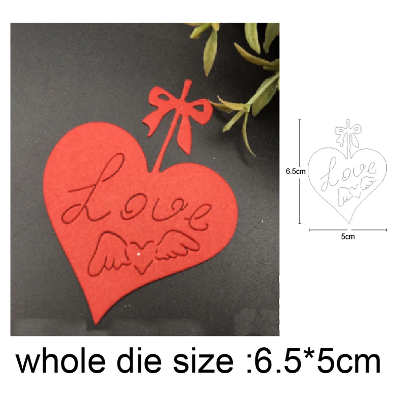 

Love Heart Ornament Metal Cutting Dies stamp and dies Stencils Scrapbooking dies Album Card Making Embossing Die Cuts Craft dies