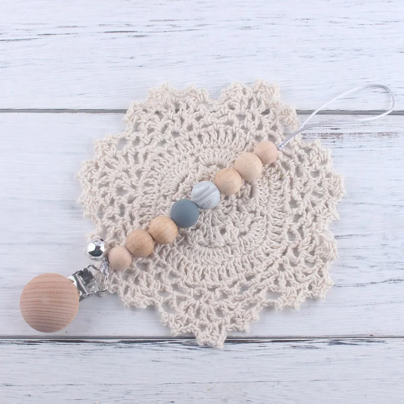 

Новая детская буковая силиконовая цепочка для сосков, зубная резинка, анти-капля, анти-потерянная цепочка из бисера с колокольчиком