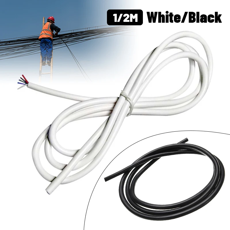 

1m/2m Black/White High Temperature Five Core Silicone Wire Soldering Station Handle Silicone Wire For T12 DIY Soldering Iron