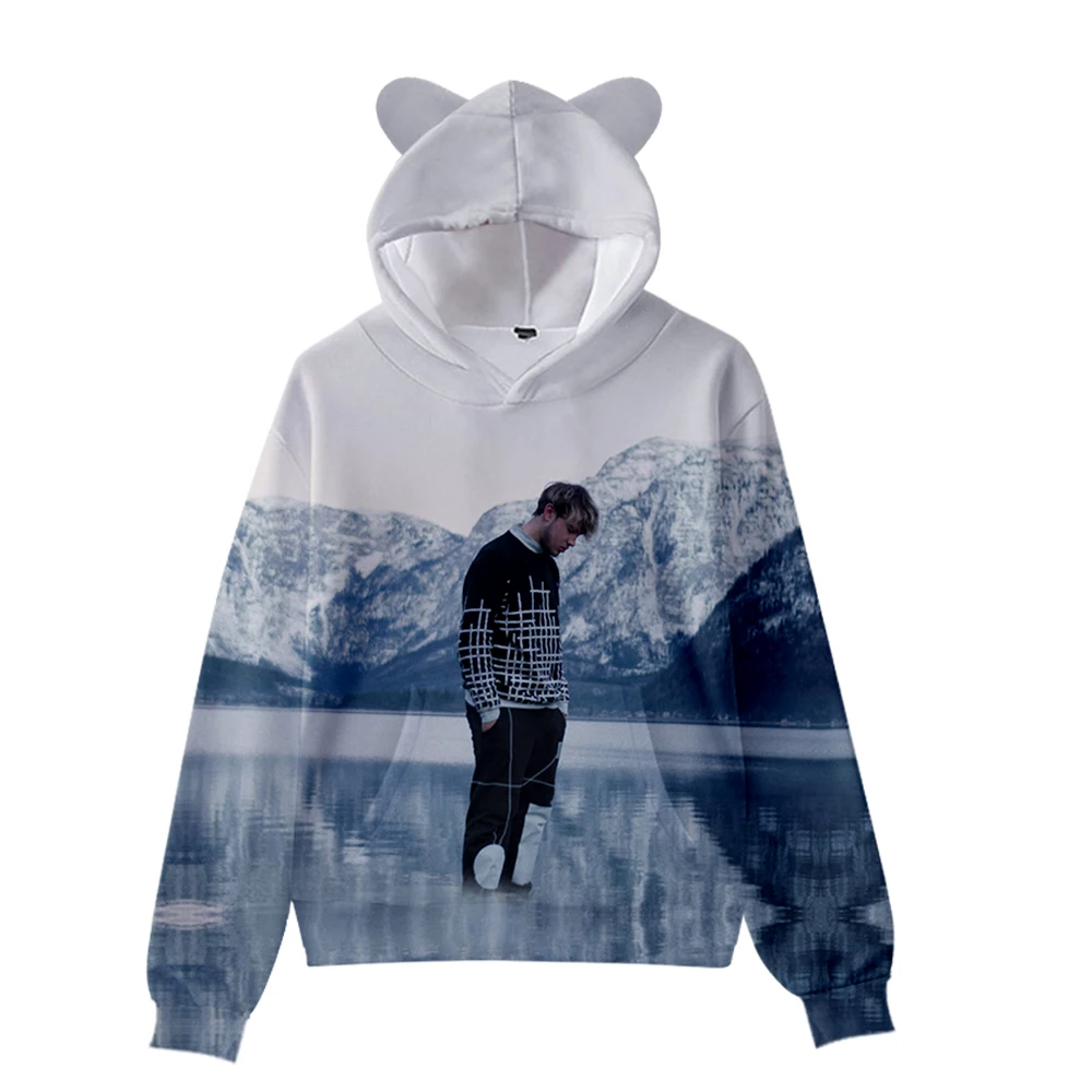

WAMNI Quadeca Cat Ear Hoodie Kawaii Fashion Streetshirt Hoody Sweatshirts Pullover Polyester Unisex Simple Casplay Tops 2021