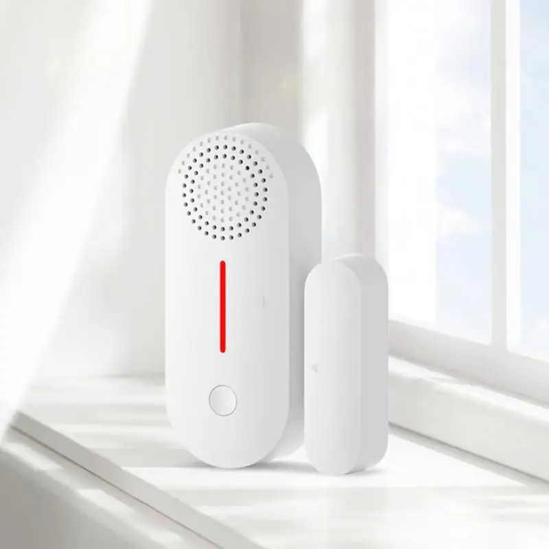 

Датчик Открытия двери/окна Tuya Wi-Fi, датчик открытия/переноски, домашняя сигнализация, совместим с Alexa Google Home, приложения Tuya