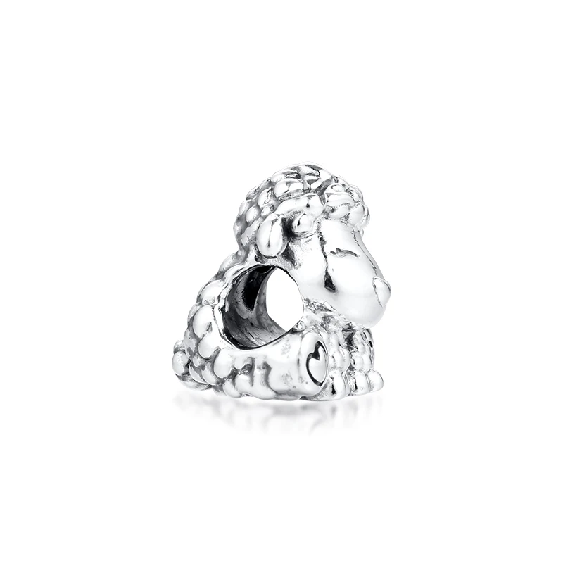 Patti the Sheep Charm Genuine 925 Sterling Silver Beads for DIY Making Women Jewelry Fits Pandora Bracelets kralen berloques | Украшения и