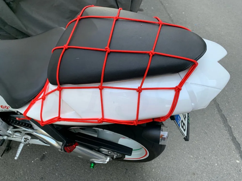 

General Motorcycle Bungee Net Helmet Grid Storage Cargo Organization Network for Ducati Yamaha kawasaki Honda Suzuki KTM BMW