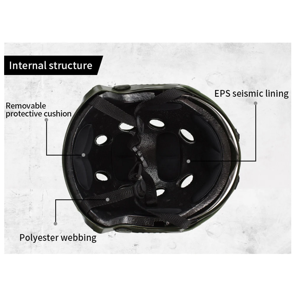 Тактический страйкбол Быстрый шлем военный BB пистолет винтовка стрельба