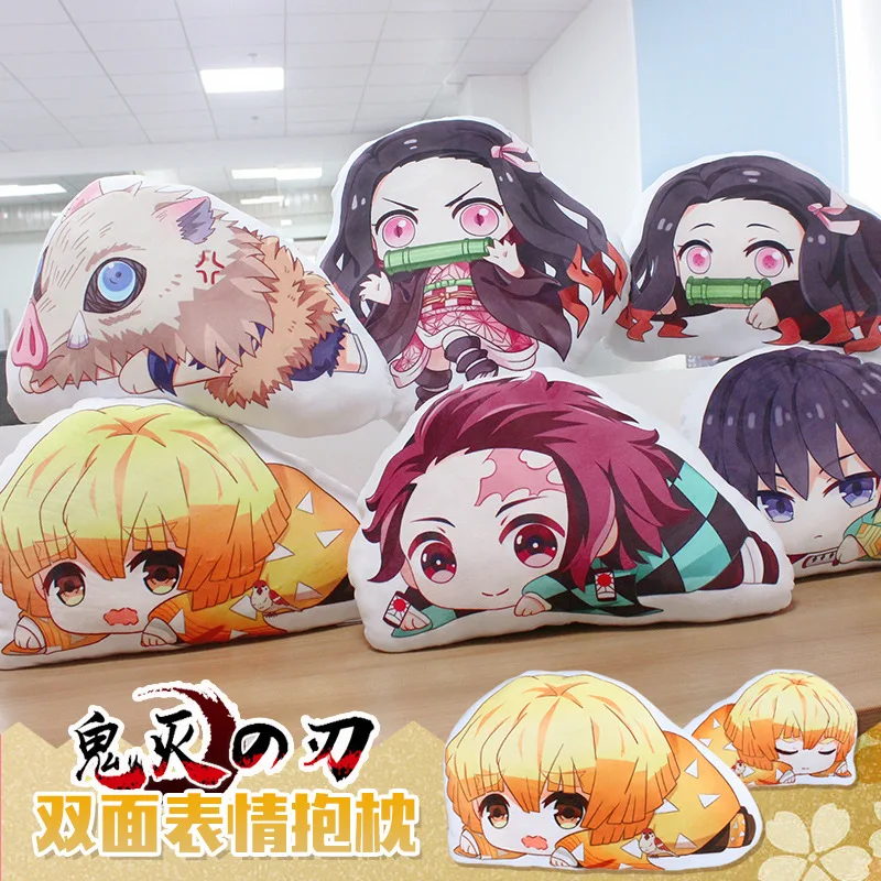 Аниме Demon Slayer Kimetsu no Yaiba Kamado Nezuko Косплей Кукла Плюшевая Мягкая Подушка игрушка