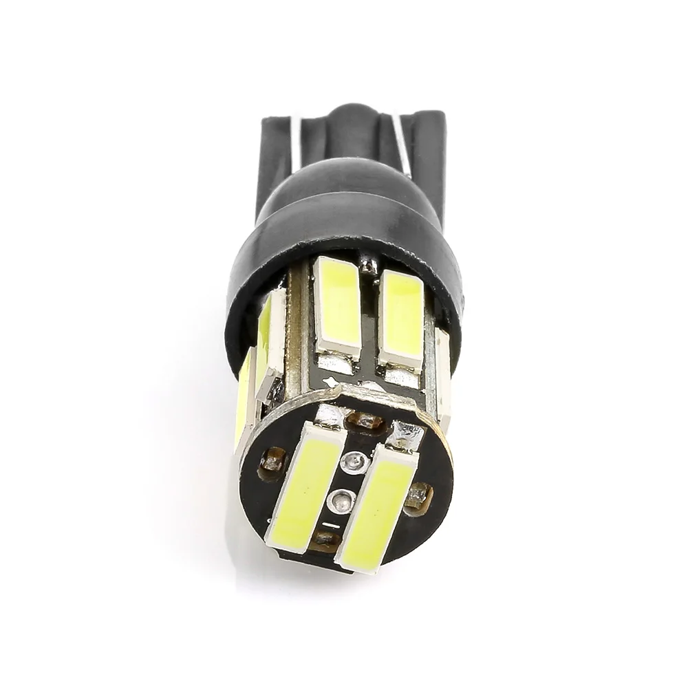 1 шт. W5W 10SMD 7020 SMD автомобильный светодиод T10 194 168 Замена клиновидного типа лампа