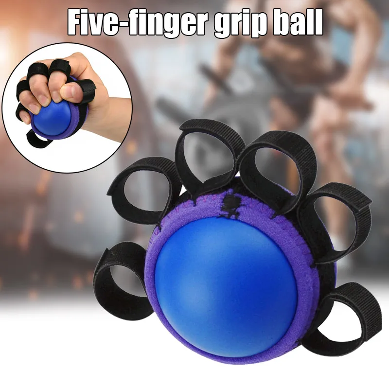 

Adjustable Grip Ball Training Wrist Power Finger Exerciser Hand Grip Trainer &T8