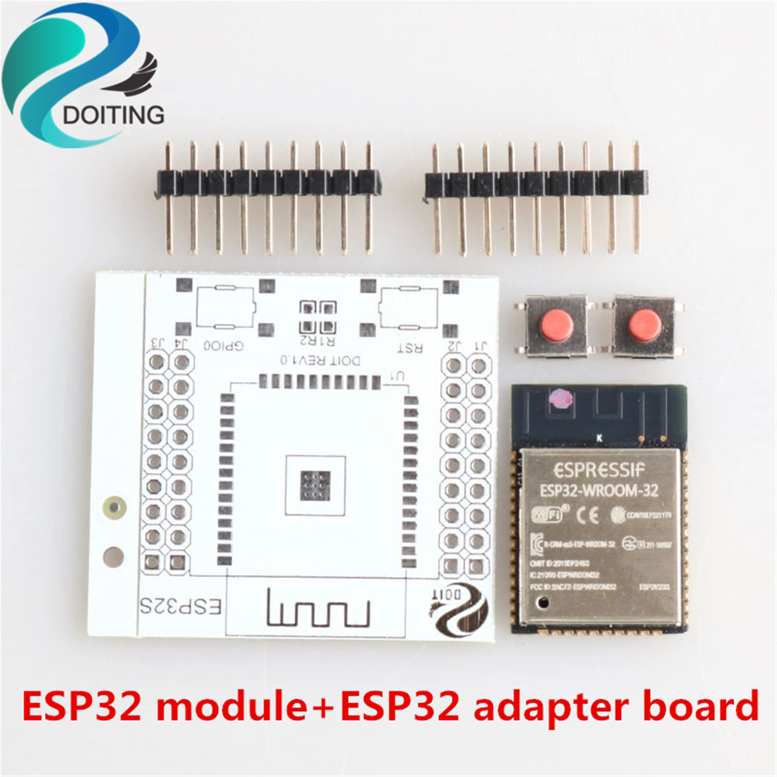 DOITING ESP32-WROOM-32 беспроводной модуль Wifi + ESP32 плата адаптера WiFi Bluetooth двухъядерный
