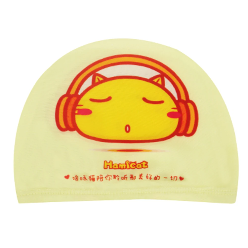 Children Elastic Cartoon Printed Swimming Caps Sports Pool Cute Bathing Swim Hat for Kids Boys Babys | Спорт и развлечения