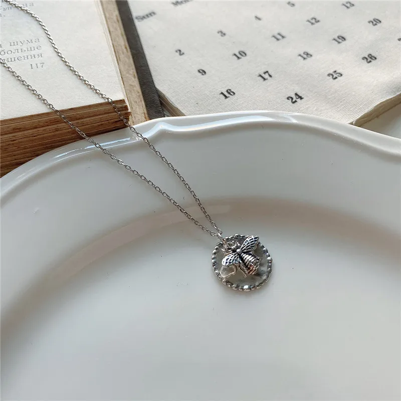 Минималистичное женское ожерелье RUIYI из стерлингового серебра 925 пробы с