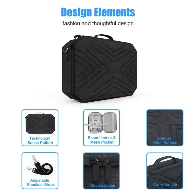 

Protable Accessories For Oculus Quest 2 VR Headset Travel Carrying Case EVA Storage Bag For Oculus Quest2 VR Accessories