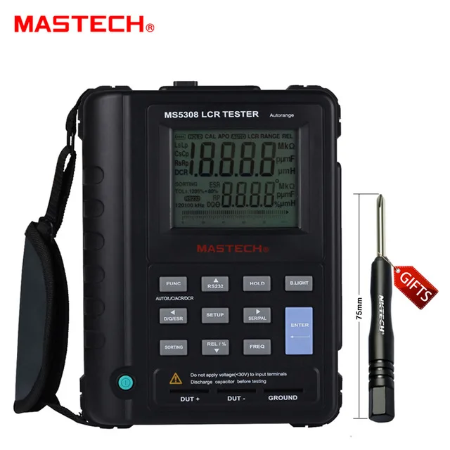Mastech MS5308 ручной Профессиональные Авто Диапазон Цифровой измеритель иммитанса