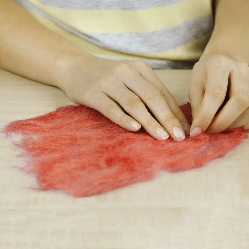 

LMDZ 8.82oz Super Wool Chunky Yarn, Wool Roving Top for Needle Felting, Soft Felting Wool Supplies for Hand Spinning, Felting