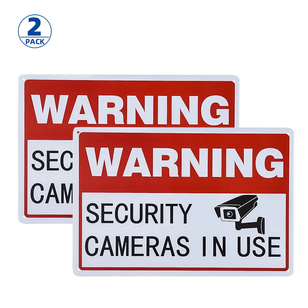 In Use Signs,no Trespassing Video Surveillance Sign,indoor Or Outdoor Use For Home