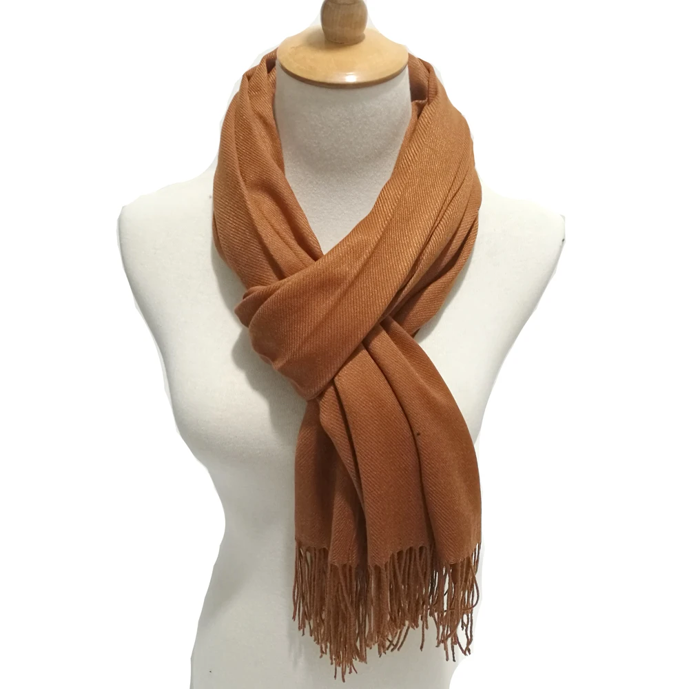

Fashion Men Cashmere Scarf Plain Solid Color Pashmina Shawls Scarves Man Plus Size 200 cm