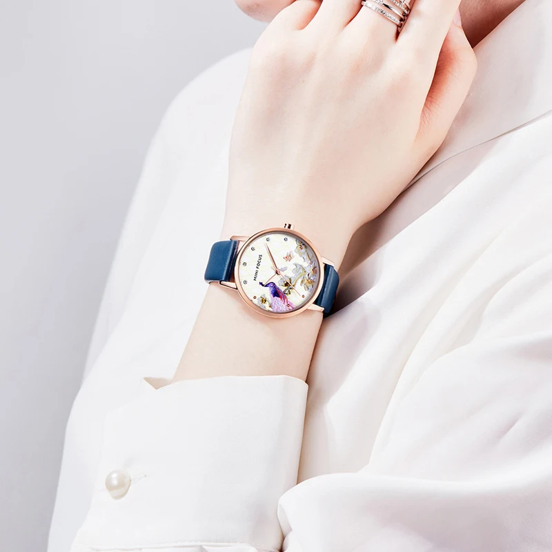 Женские наручные часы со звездным небом, с кожаным ремешком, романтические, со стразами, дизайнерские от AliExpress RU&CIS NEW