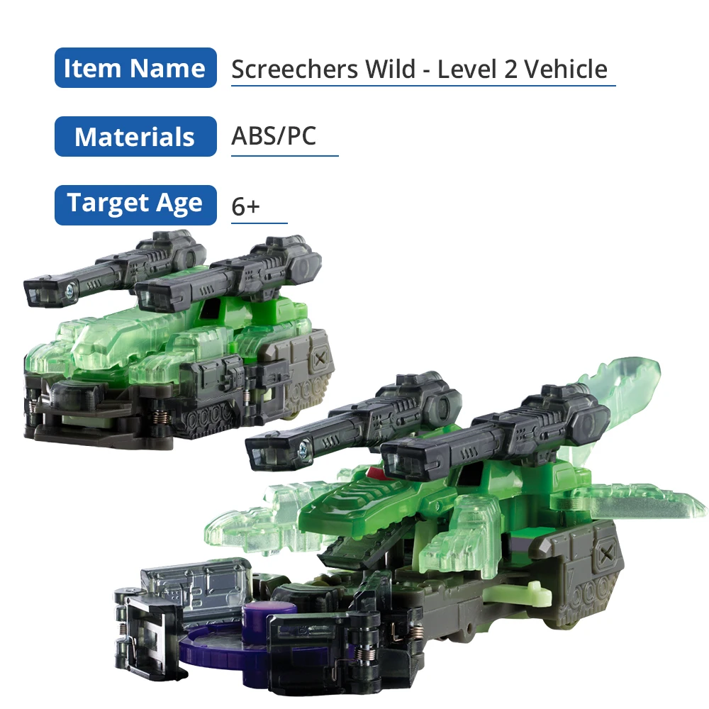 Скричеры дикие! Трансформирующий автомобиль трансформер Уровень 2 с монетами