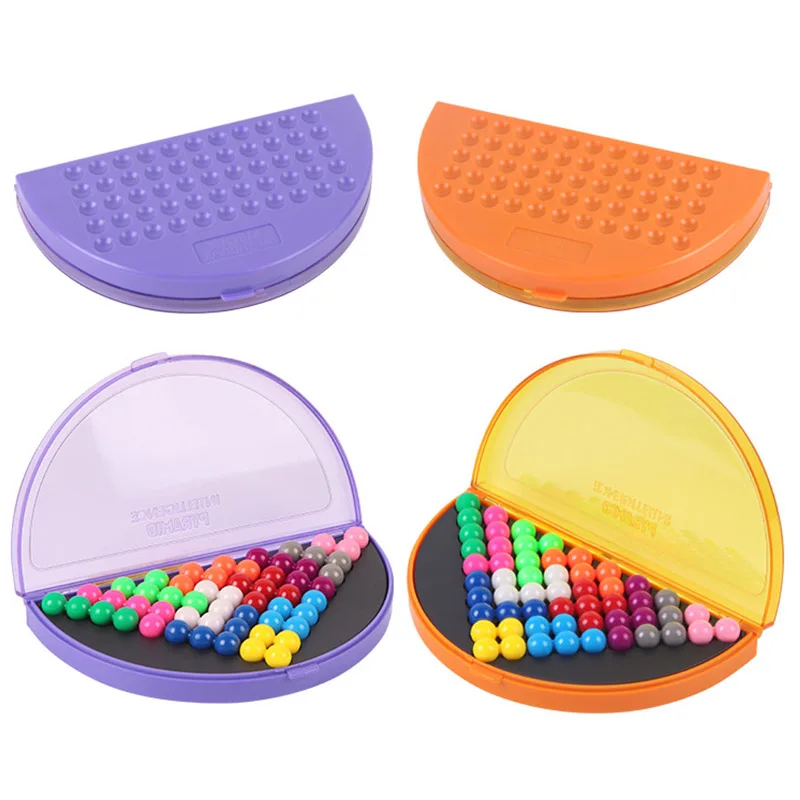 3D Puzzle Pyramid Plate 178 Challenges IQ Pearl Logical Mind Game Brain Teaser Beads for Children Educational Toys | Игрушки и хобби