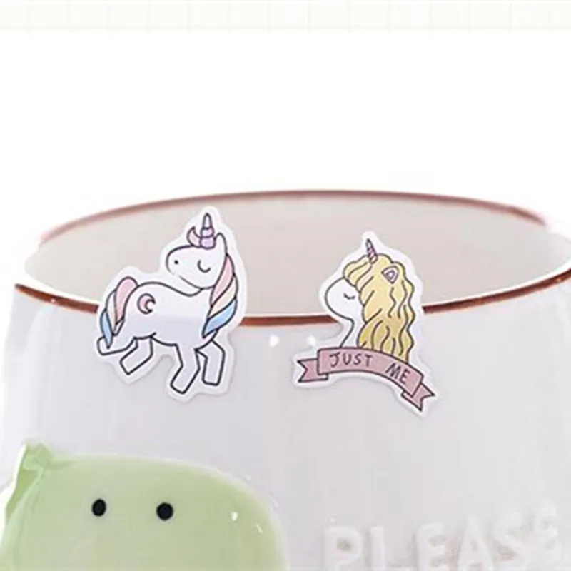 3 шт. Единорог вечерние украшения детский душ прозрачная наклейка для DIY