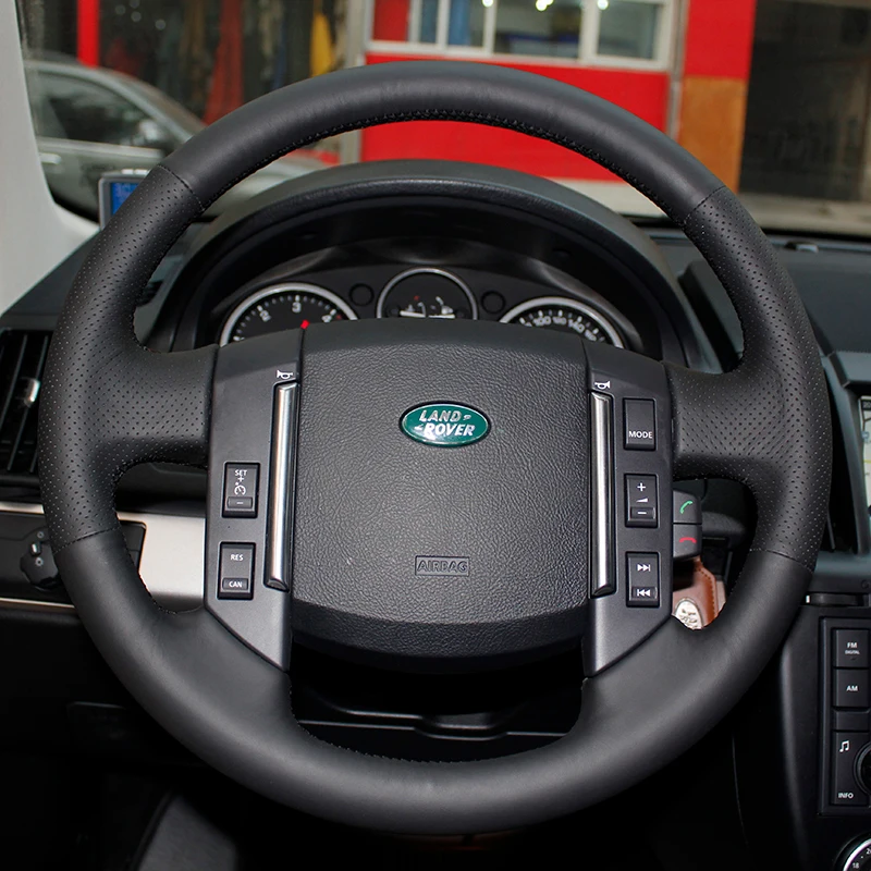 Чехол на руль для Land Rover Freelander 2 2007 2012 кожаный чехол руль|Чехлы руль| |