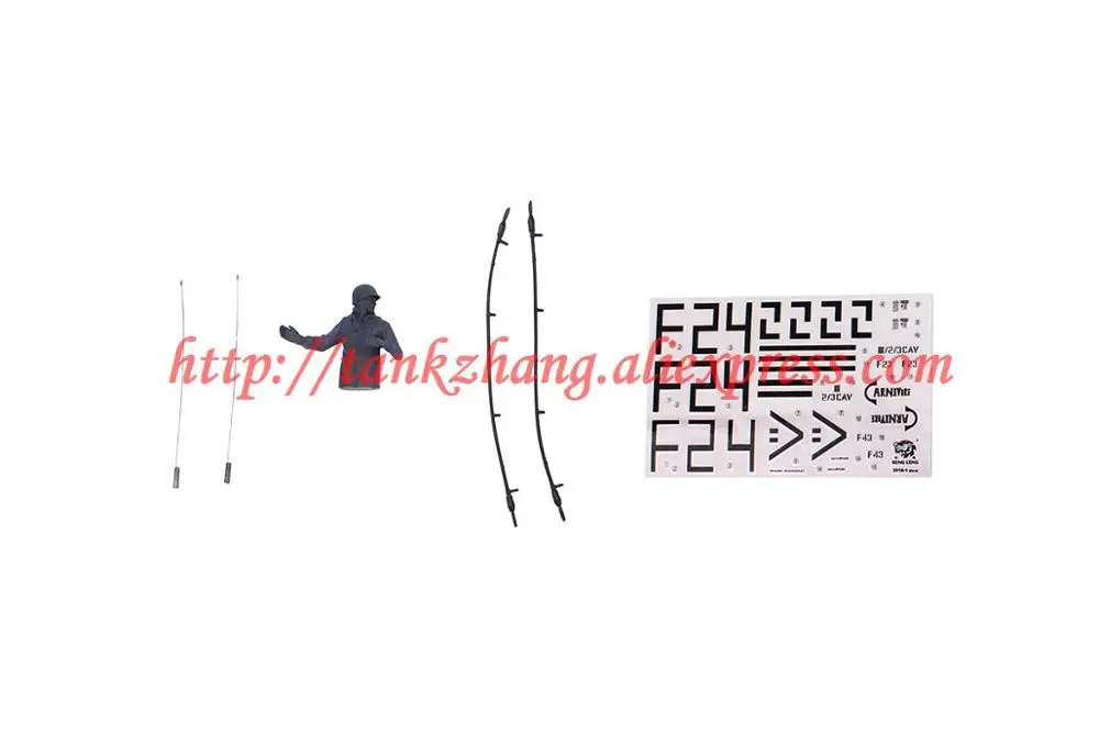 HENG длинный 3918/3918-1 RC tank U.S. M1A2 ABRAMS 1/16 запасные части No. Полный комплект