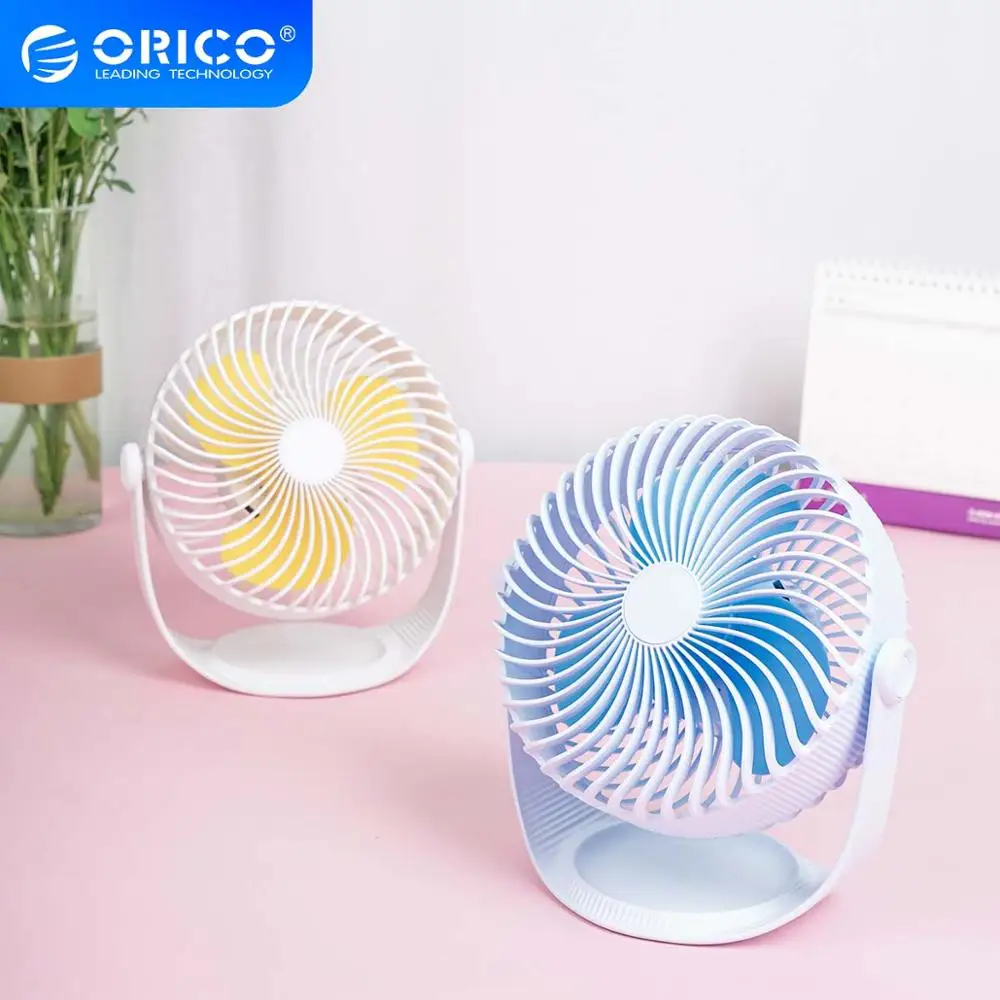 Портативный Настольный вентилятор ORICO перезаряжаемый мини USB с воздушным