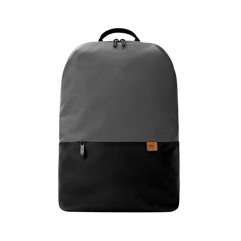 xiaomi Рюкзак Простой повседневный рюкзак 20L сумка большой емкости для мужчин и женщин 450g ультралегкий водонепроницаемый рюкзак для ноутбука - Цвет: gray