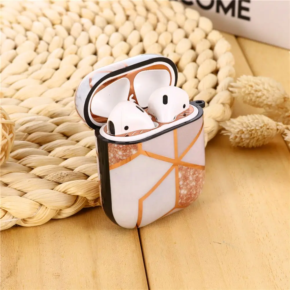Совместим с AirPods 2 Чехол с покрытием грязеотталкивающий чехол для наушников Bluetooth вкладыши анти-падение противоударный защитный чехол