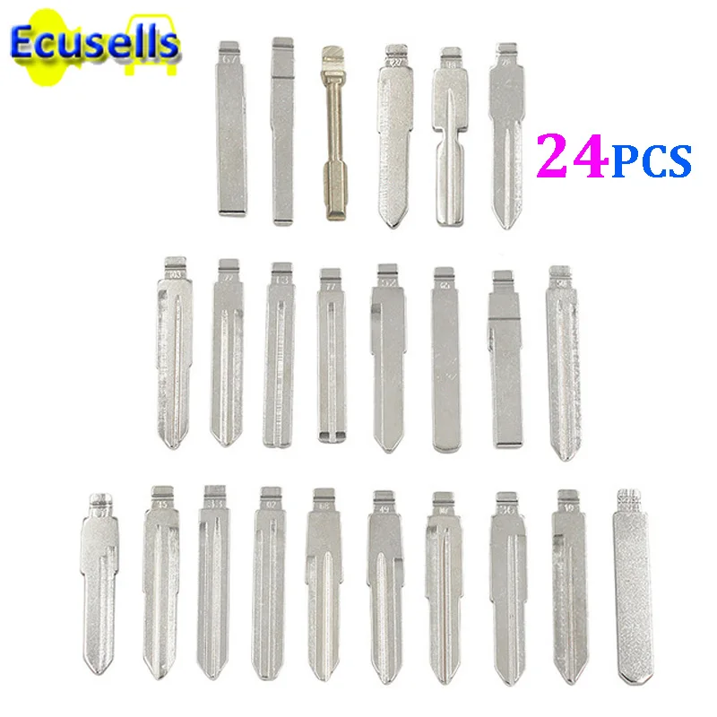 Высококачественные металлические заготовки 24 шт./лот необработанные откидные