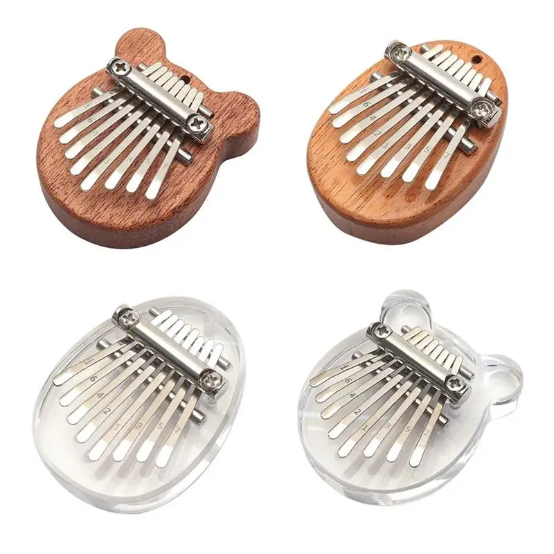 Миниатюрное пианино Kalimba для большого пальца 8 клавиш Пальчиковое пальцев