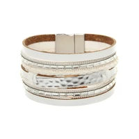ornapeadia 2021 new bohemian leather bracelets for women ethnic style hand woven exquisite vintage bracelet wholesale