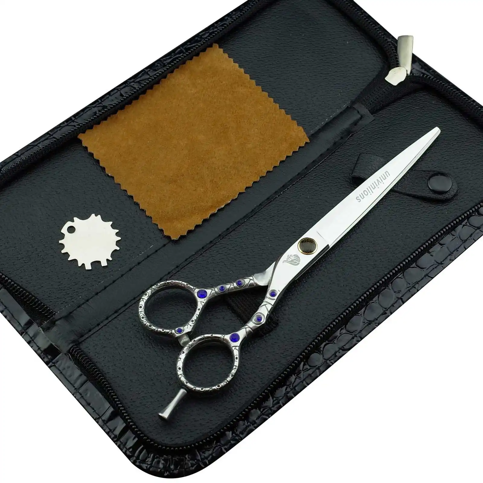 

Univinlions 7,5 дюймовые ножницы для стрижки шерсти собак Tesoura ножницы для стрижки домашних животных профессиональные ножницы для ухода за шерстью триммер бритва