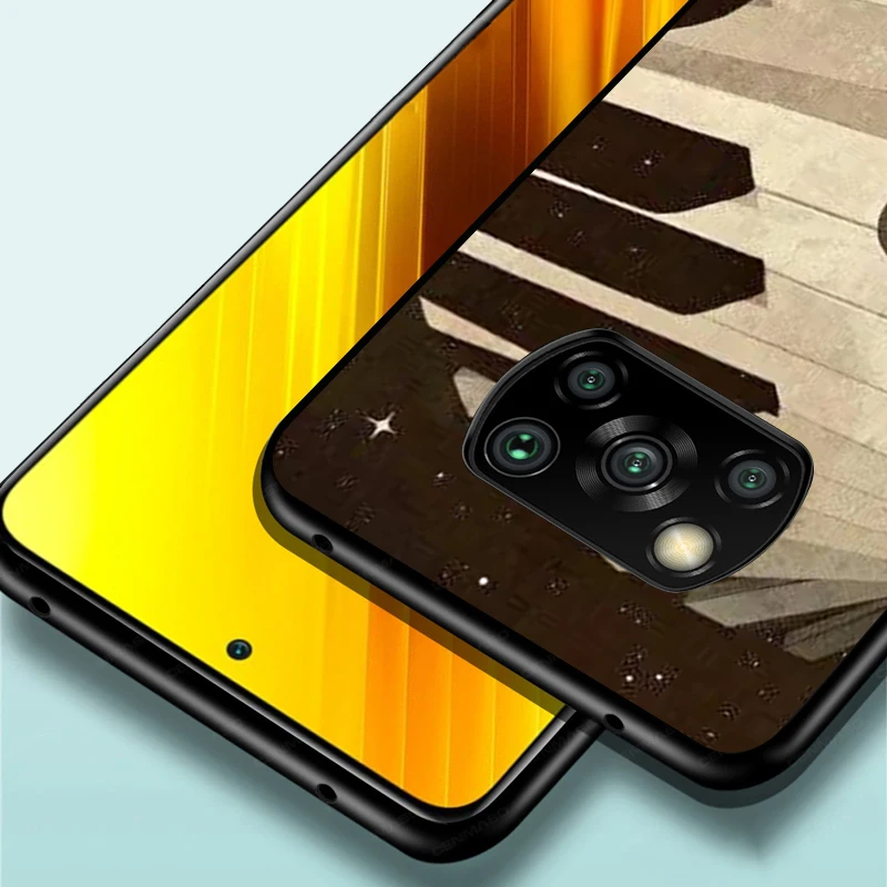 

Black Cover Musical Instruments for Xiaomi Mi Mix 3 A3 A2 A1 Poco M3 M2 C3 X3 X2 NFC F2 F1 CC9 CC9E Pro Phone Case