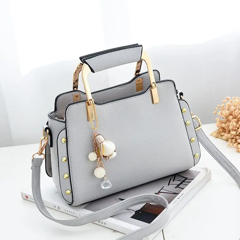 Elegant Shoulder Bag New 2019 Women Designer Luxury Handbags Bags Sweet Messenger Ladies Crossbody Grey Black Red | Багаж и сумки