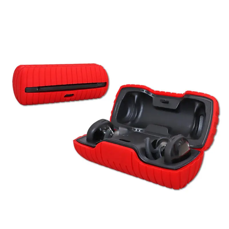 2020 Silicone Wireless Bluetooth Earphones Protective Cover Shell for bose soundsport Anti-fall Earphone Case | Электроника