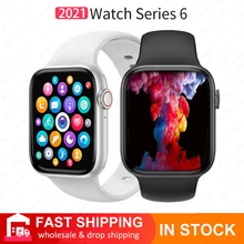 2021 Smartwatch Series 6 IWO W26 Men Womens Smart Watches Sports Fitness Bracelet For Huawei Xiaomi Apple Watch PK X8 Hw22 Hw16