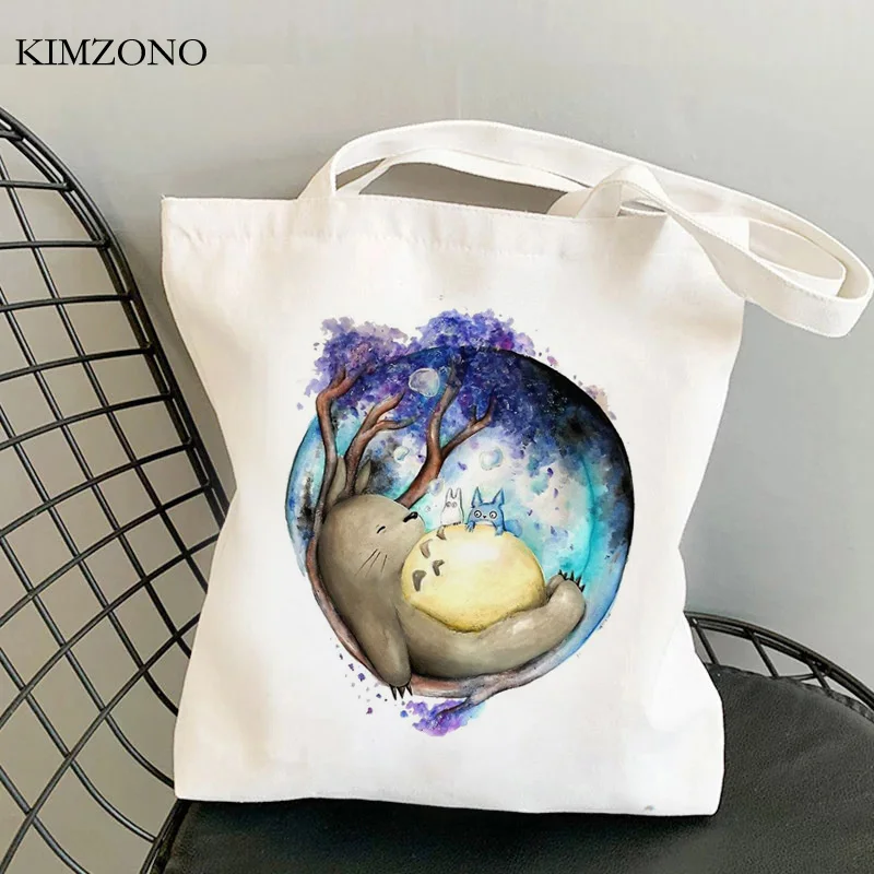 

Totoro shopping bag bolsa shopper recycle bag tote bag reciclaje sac cabas fabric shoping custom