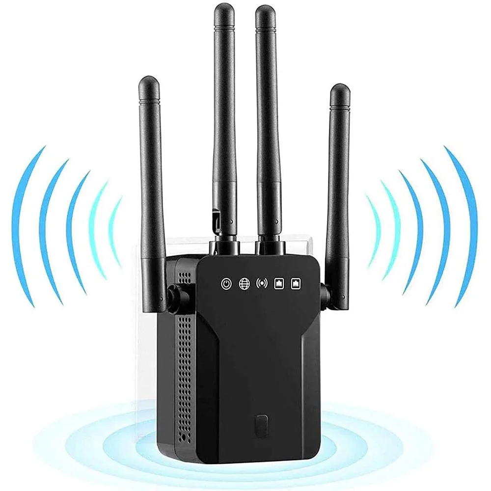 

5GHz 2.4GHz Wireless WiFi Repeater Wi Fi Booster 1200Mbps Wi-Fi Amplifier 802.11AC 5G Wi-Fi Long Range Extender Access Point