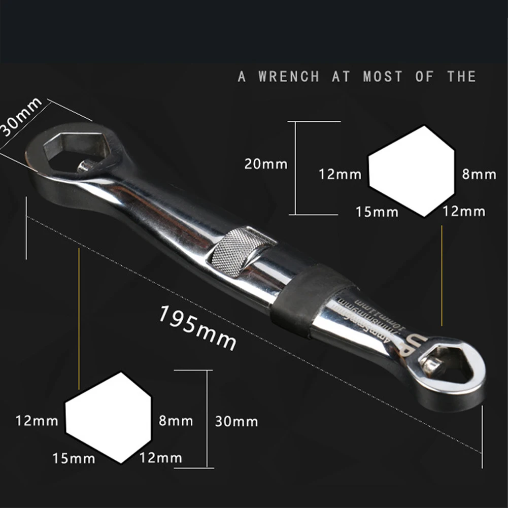 

Universal Wrench 23 In 1 Wrench Set Ratchets Adjustable Spanner 7-19mm CR-V Key Flexible Multitools Hand Tool For Car Repair