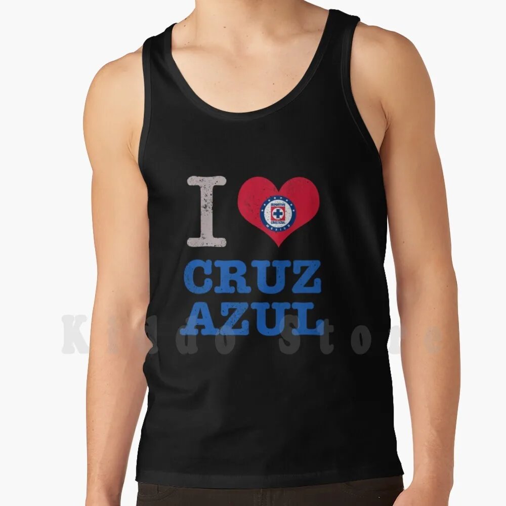 Майки и жилеты для мексиканской команды I Heart Cruz синий 100% хлопок спортивные майки