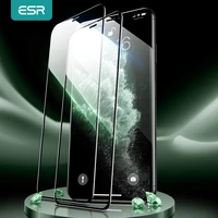 esr for iphone 12 pro max screen protector tempered glass for iphone 13 pro max 11 pro x xr xs max 8 7 3d full cover screen film