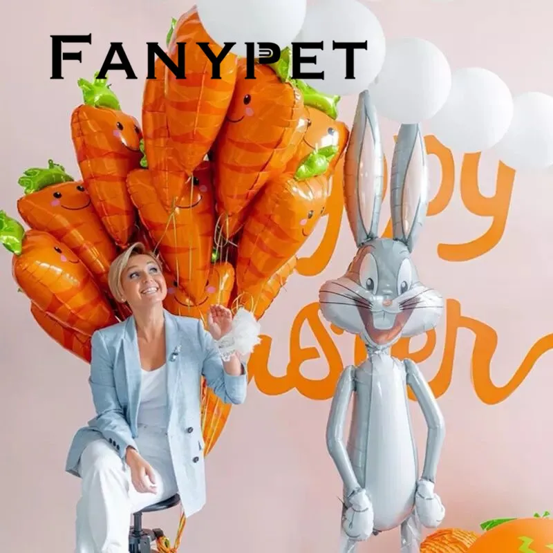 

8pcs Broccoli Carrot Vegetable Fruit Balloons Cartoon Figure Cooking Theme Ballons Picnic Birthday Party Decorations Baby Showe