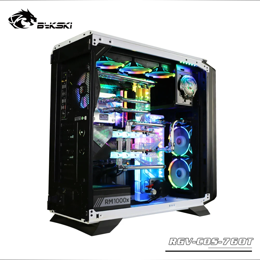 Bykski RGV-COS-760T-P Waterway Boards For Corsair 760T/780T Case Intel CPU Water Block &amp Single GPU Building | Компьютеры и офис