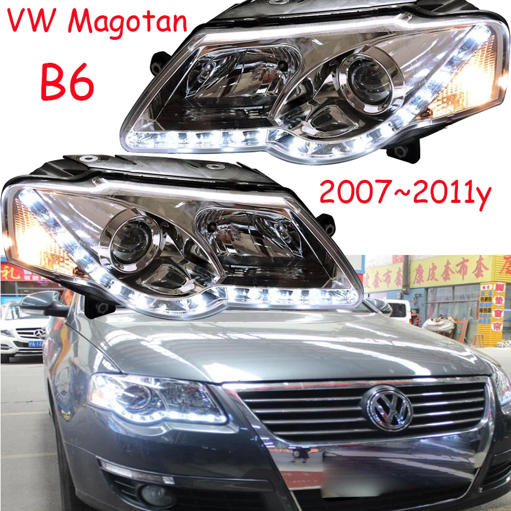 2006 ~ 2011y автомобиля bupmer головной светильник для Magotan passat B6 автомобильные