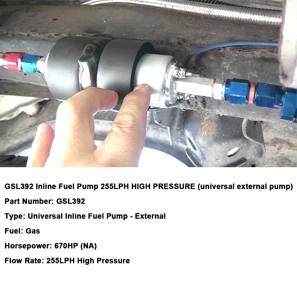 Внешний насос с высоким потоком и топливным насосом GSL392 внешний встроенный